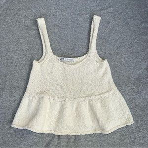 Zara Ivory Tank top.